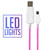 LED USB CABLE - MICRO - PINK