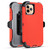 IPHONE 11 PRO - HEAVY DUTY COMBO HOLSTER - RED
