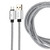 10FEETS NCR METAL ROPE USB CABLE -MICRO - SILVER