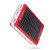 2000mAh SOLAR POWER BANK - RED