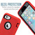 IPHONE 6/6S - HOLSTER CLIP CASE - RED