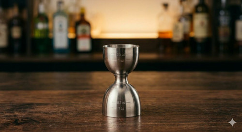 The Classic Stainless Steel Hourglass Jigger