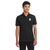 LM - Stretch Pique Full-Button Polo