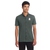 LM - Stretch Pique Full-Button Polo