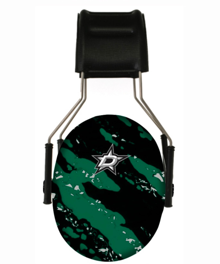 Officially Licensed Dallas Stars Splash 3M Hearing Protection Earmuffs