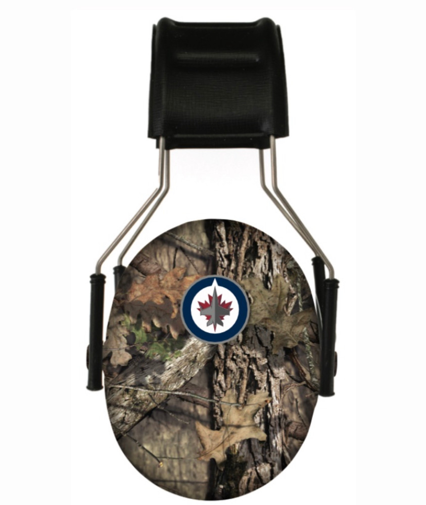 Officially Licensed Winnipeg Jets Mossy Oak Camouflage 3M Hearing Protection Earmuffs