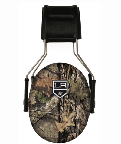 Officially Licensed Los Angeles Kings Mossy Oak Camouflage 3M Hearing Protection Earmuffs
