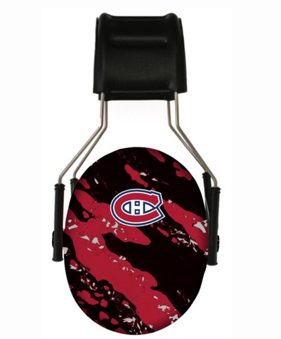 Officially Licensed Montreal Canadiens Splash 3M Hearing Protection Earmuffs