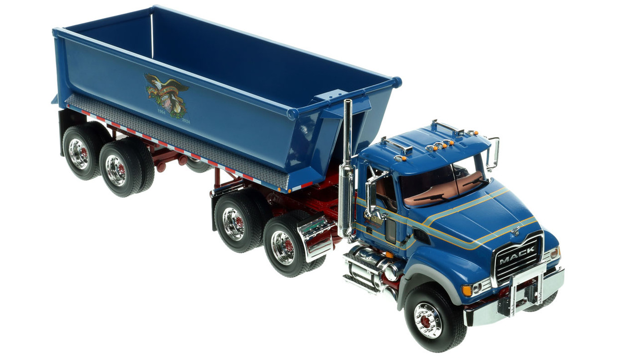 First Gear 1:34 Scale Sid Kamp Trucking Mack Granite with Round