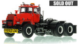 1:50 scale model of Mack RD800 Tandem Axle Tractor - Red over Black 1:50 scale model of Mack RD800 Tandem Axle Tractor - Red over Black