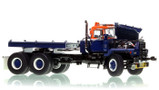 1:50 scale model of the Mack RD800 Tandem Axle Tractor with Ballast Tray - Orange/Blue over Black