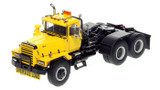 1:50 scale model of the Mack RD800 Tandem Axle Tractor - Yellow over Black