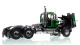 1:50 scale model of Mack Superliner Tandem Axle Tractor - Green over Black
