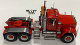 First decorated prototype of the 1:50 scale Mack Superliner Heavy Spec Tandem Axle Tractor - Red over Red. Details subject to change.