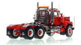 1:50 scale model of Mack Superliner Heavy Spec Tandem Axle Tractor - Red over Red