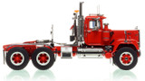 1:50 scale model of Mack Superliner Heavy Spec Tandem Axle Tractor - Red over Red
