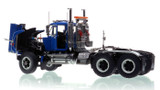 1:50 scale model of Mack Superliner Heavy Spec Tandem Axle Tractor - Blue over Black