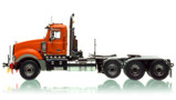 1:50 Scale Diecast Model of Mack Titan Tri-axle Tractor - Orange over Black