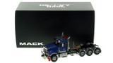 1:50 scale model of Mack Titan Tri-axle Tractor - Blue over Black