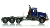 1:50 scale model of Mack Titan Tri-axle Tractor - Blue over Black