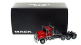 1:50 scale diecast model of Mack Titan Tri-axle Tractor - DHH Red over Black