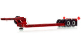 1:50 scale model of 1950s Rogers 90 Ton Beam Trailer - DHH Red
