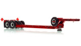 1:50 scale model of 1950s Rogers 90 Ton Beam Trailer - DHH Red