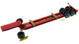 1:50 scale model of 1950s Rogers 90 Ton Beam Trailer - DHH Red
