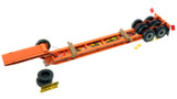 1:50 scale model of 1950s Rogers 90 Ton Beam Trailer - Orange