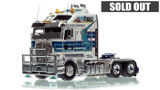 1:50 scale diecast model of Kenworth K200 2.8m Cab Tractor - Mactrans Heavy Haulage "The Outcast" 1:50 scale diecast model by Drake Collectibles
