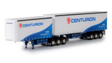 1:50 scale diecast model of Freighter T-Liner B Double Trailer Set - Centurion Transport