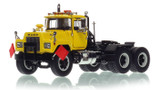 1:50 scale model of Mack R600 Tandem Axle Tractor - Yellow 1021 over Black