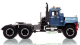 1:50 scale model of Mack R600 Tandem Axle Tractor - Metallic Light Blue