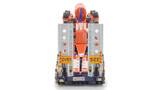1:50 Scale Diecast Model of Drake Trailers 4x8 Swingwing Drop Deck Trailer + 2x8 Dolly - Orange/Blue AU