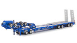 1:50 Scale Diecast Model of Drake Trailers 4x8 Swingwing Drop Deck Trailer + 2x8 Dolly - Light Blue AU