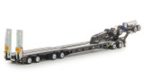 1:50 Scale Diecast Model of Drake Trailers 4x8 Swingwing Drop Deck Trailer + 2x8 Dolly - Gloss Black AU