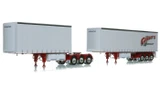 1:50 scale model of Kenworth T900 Tandem Axle Tractor  with Freighter T-Liner B Double Trailer - Corbet's Group AU