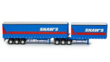 1:50 scale diecast model of Freighter T-Liner B Double Trailer Set - Shaw's Transport