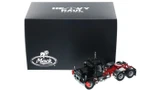 1:50 Scale Model of Mack R600 Tandem Axle Tractor - Black over DHH Red