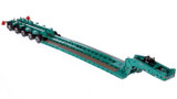 1:50 Scale Diecast Model of Fontaine Magnitude 80 - 100-Ton 5-Axle Step Deck Trailer - Cardi Blue
