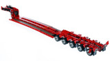 1:50 Scale Diecast Model of Fontaine Magnitude 80 - 100-Ton 5-Axle Step Deck Trailer - Viper Red