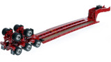1:50 Scale Diecast Model of Fontaine Magnitude 80 - 100-Ton 5-Axle Step Deck Trailer - DHH Red