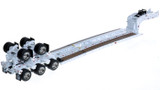 1:50 Scale Diecast Model of Fontaine Magnitude 80 - 100-Ton 5-Axle Step Deck Trailer - White