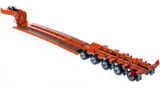 1:50 Scale Diecast Model of Fontaine Magnitude 80 - 100-Ton 5-Axle Step Deck Trailer - Orange 2010
