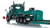 1:50 Scale Model of Cardi Mack Titan Tri-Axle with Fontaine 100-Ton 5-Axle Step Deck Trailer