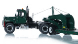 1:50 Scale Diecast Model of Green 6005 Mack R600 with Green 6005 Talbert 60-Ton Cableneck Lowbed with Single-Axle Dolly