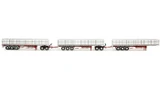 1:50 scale model of Freighter Triple Road Train with Dolly - Dawson Haulage