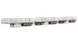 1:50 scale model of Freighter Triple Road Train with Dolly - Dawson Haulage