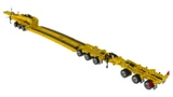 1:50 Scale Diecast Model of Fontaine Magnitude 80 - 3x3x3 Flat Level Deck Trailer - Yellow 1021