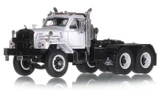 1:50 scale diecast model of Mack B-81 Tandem Axle Tractor - White over Black